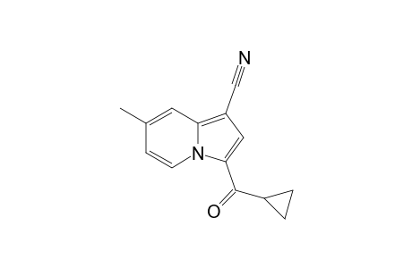 3-Cyclopropylcarbonyl-7-methyl-1-indolizinecarbonitrile