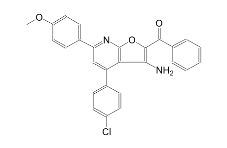 methanone, [3-amino-4-(4-chlorophenyl)-6-(4-methoxyphenyl)furo[2,3-b]pyridin-2-yl]phenyl-