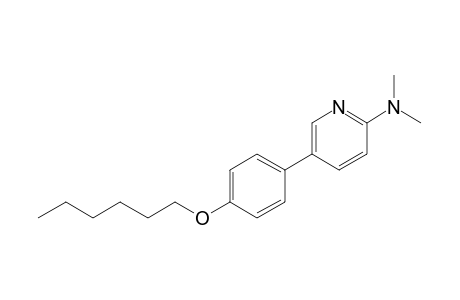 2-(Dimethylamino)-5-(4-hexyloxyphenyl)pyridine