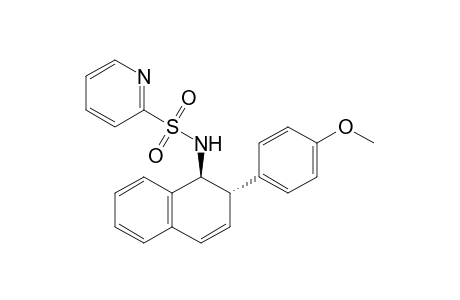 (1S*,2S*)-2-(4-Methoxyphenyl)-N-[(2'-pyridyl)sulfonyl]-1,2-dihydronaphthalen-1-amine