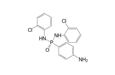 P-(p-AMINOPHENYL)-N,N'-BIS(o-CHLOROPHENYL)PHOSPHONIC DIAMIDE