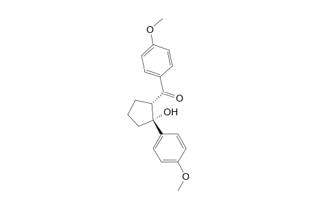 2-(p-Methoxybenzoyl)-1-(p-methoxyphenyl)cyclopentanol