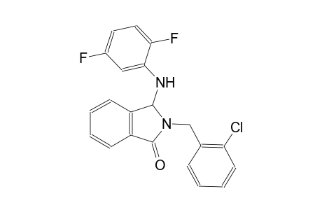 1H-isoindol-1-one, 2-[(2-chlorophenyl)methyl]-3-[(2,5-difluorophenyl)amino]-2,3-dihydro-