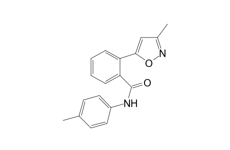 2-(3-Methyl-5-isoxazolyl)-N-(4-methylphenyl)benzamide
