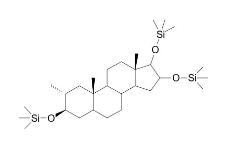 (((2R,3R,10S,13S)-2,10,13-trimethylhexadecahydro-1H-cyclopenta[a]phenanthrene-3,16,17-triyl)tris(oxy))tris(trimethylsilane)
