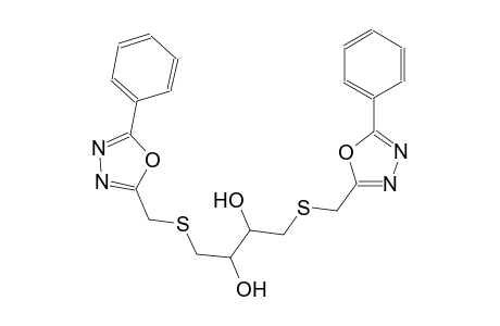 2,3-butanediol, 1,4-bis[[(5-phenyl-1,3,4-oxadiazol-2-yl)methyl]thio]-
