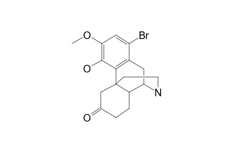 Morphinan-4-ol-6-one, 1-bromo-3-methoxy-