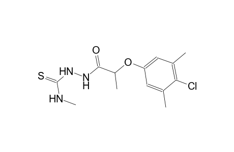 2-[2-(4-chloro-3,5-dimethylphenoxy)propanoyl]-N-methylhydrazinecarbothioamide
