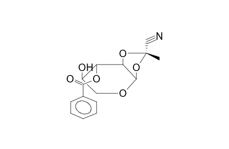 3-O-BENZOYL-1,2-O-(1-ENDO-CYANOETHYLIDENE)-ALPHA-D-XYLOPYRANOSE