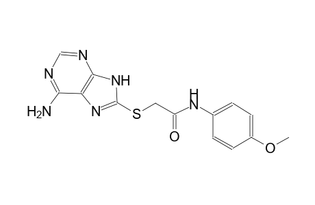 acetamide, 2-[(6-amino-9H-purin-8-yl)thio]-N-(4-methoxyphenyl)-