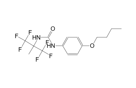 N-(4-butoxyphenyl)-N'-[2,2,2-trifluoro-1-methyl-1-(trifluoromethyl)ethyl]urea