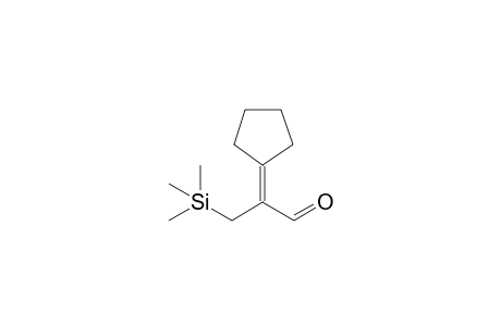 2-cyclopentylidene-3-trimethylsilyl-propionaldehyde