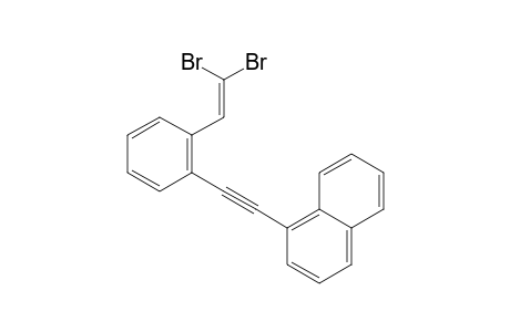 1-((2-(2,2-dibromovinyl)phenyl)ethynyl)naphthalene