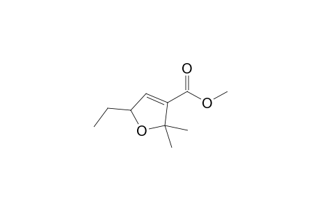 2-Ethyl-5,5-dimethyl-2H-furan-4-carboxylic acid methyl ester