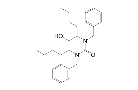 1,3-Dibenzyl-4,6-di-n-butyl-5-hydroxy-hexahydropyrimidin-2-one