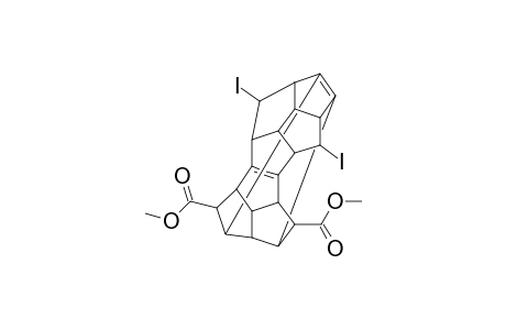 Dimethyl 13-anti-18-anti-diiodononacyclo[12.6.0.0(2,6).0(4,11).0(5,9).0(7,20).0(10,17).0(12,16).0(15.19)]icosa-1(20),10-dien-3-anti,8-anti-dicarboxylate
