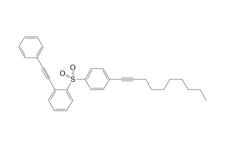 1-[4-(Dec-1-ynyl)benzenesulfonyl]-2-(phenylethynyl)benzene