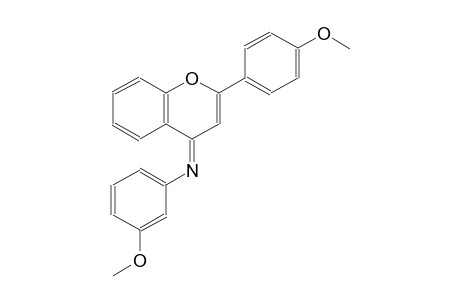 N-(3-methoxyphenyl)-N-[(4Z)-2-(4-methoxyphenyl)-4H-chromen-4-ylidene]amine