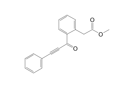 2-[2-(1-oxo-3-phenylprop-2-ynyl)phenyl]acetic acid methyl ester