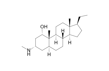 3.alpha.-methylamino-1.alpha.-hydroxy-5.alpha.-pregnane