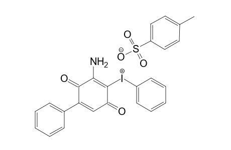 6-Phenyl-3-phenyliodonio-2-amino-1,4-benzoquinone tosylate