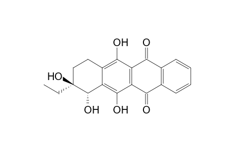 8-Ethyl-7,8,9,10-tetrahydro-6, trans-7,8,11-trihydroxy-5,12-naphthacenedione