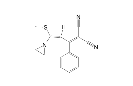 5-(AZIRIDINYL)-2-CYANO-5-METHYLTHIO-3-PHENYL-PENTA-2,4-DIENE-NITRILE;MAJOR-ISOMER