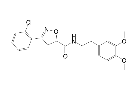 5-isoxazolecarboxamide, 3-(2-chlorophenyl)-N-[2-(3,4-dimethoxyphenyl)ethyl]-4,5-dihydro-