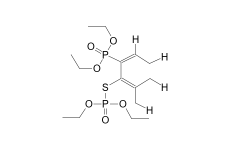 (E)-O,O-DIETHYL-S-(3-DIETHOXYPHOSPHORYL-5-METHYL-2,4-HEXADIEN-4-YL)THIOPHOSPHATE