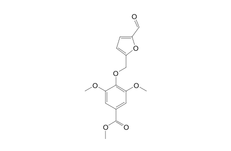 METHYL-4-[(5'-FORMYLFURAN-2'-YL)-METHOXY]-3,5-DIMETHOXY-BENZOATE