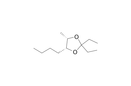 cis-4-Butyl-2,2-diethyl-5-methyl-1,3-dioxolane