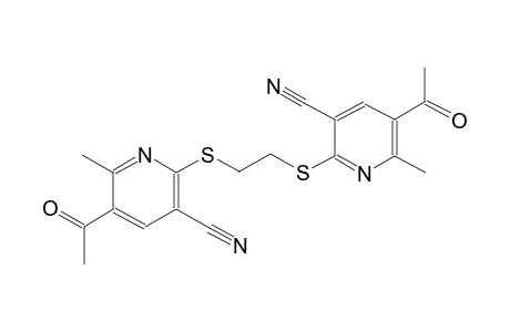 5-acetyl-2-({2-[(5-acetyl-3-cyano-6-methyl-2-pyridinyl)sulfanyl]ethyl}sulfanyl)-6-methylnicotinonitrile