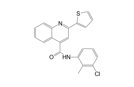 4-quinolinecarboxamide, N-(3-chloro-2-methylphenyl)-2-(2-thienyl)-