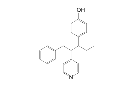 3-(4'-Hydroxyphenyl)-1-phenyl-2-(4'-pyridinyl)pentane