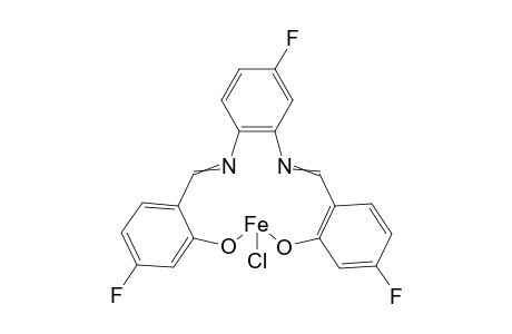 [N,N-Bis(4-fluorosalicylidene)-4-fluoro-1,2-phenylenedi-amine]iron(III) Chloride