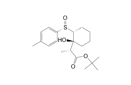 [1'R,1S,2R,(S)R]1-[1'-(tert-Butoxycarbonyl)ethyl]-2-(p-tolylsulfinyl)cyclohexanol