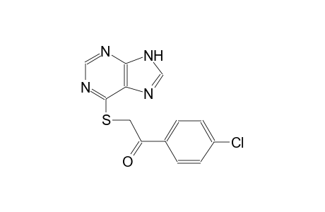 ethanone, 1-(4-chlorophenyl)-2-(9H-purin-6-ylthio)-