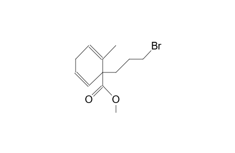1-(3-Bromo-propyl)-2-methyl-cyclohexa-2,5-diene-1-carboxylic acid, methyl ester