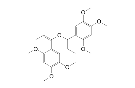 1-(2',4',5'-Trimethoxyphenyl)propyl 1-(2",4",5"-Trimethoxyphenyl)propenyl Ether