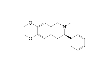 (3R)-6,7-Dimethoxy-2-methyl-3-phenyl-1,2,3,4-tetrahydroisoquinoline