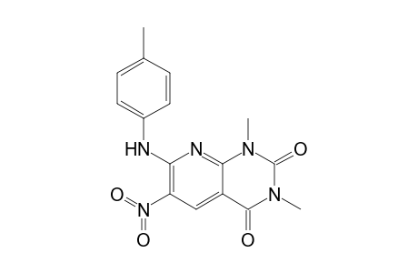1,3-Dimethyl-7-(4-methylphenyl)amino-6-nitro-2,4-dioxo-1,2,3,4-tetrahydropyrido[2,3-d]pyrimidine