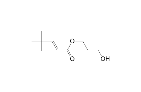 2-Pentenoic acid, 4,4-dimethyl-, 3-hydroxypropyl ester