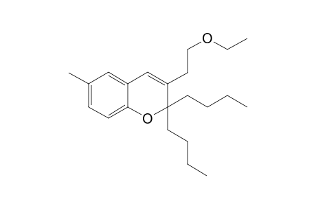 2,2-Dibutyl-3-(2-ethoxyethyl)-6-methyl-2H-chromene