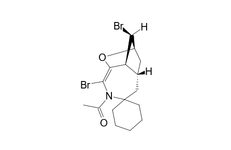5-Acetyl-4,10-dibromospiro[5-aza-2-oxatricyclo[6.2.1.0(3,9)]undec-3-ene-6,1'-cyclohexane]