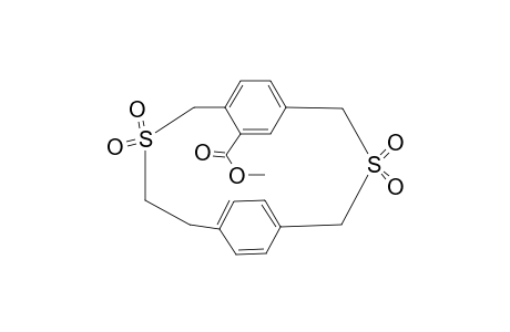 16-Methoxycarbonyl-2,12-dithia[4.3]paracyclophane 2,2,12,12-Tetraoxide