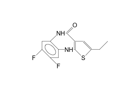 2-Ethyl-7,8-difluoro-5,10-dihydro-4H-thieno(2,3-B)(1,5)benzodiazepin-4-one
