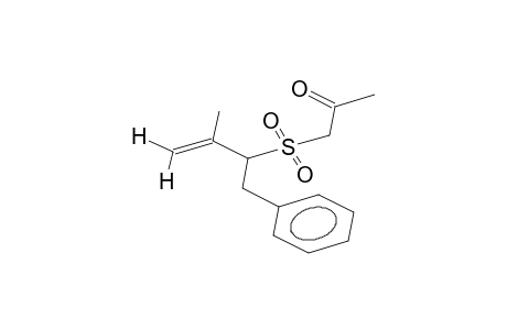 acetonyl 1-phenyl-3-methyl-3-buten-2-yl sulfone