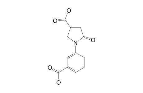 1-(m-carboxyphenyl)-5-oxo-3-pyrrolidinecarboxylic acid