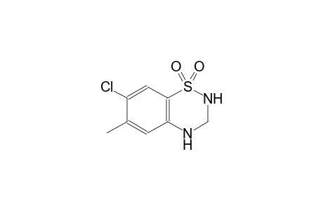 2H-1,2,4-Benzothiadiazine, 7-chloro-3,4-dihydro-6-methyl-, 1,1-dioxide