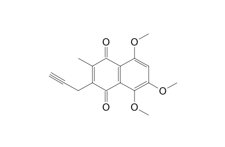 5,6,8-trimethoxy-2-methyl-3-prop-2-ynyl-naphthalene-1,4-dione